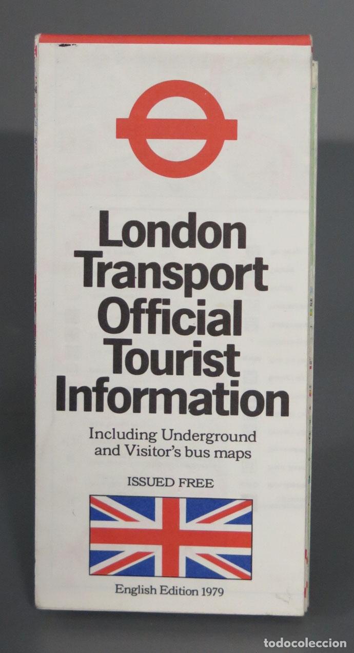 Tourismusbrosch&uuml;ren: MAPA. LONDON TRANSPORT OFFICIAL TOURIST INFORMATION. DIAGRAM OF LINES