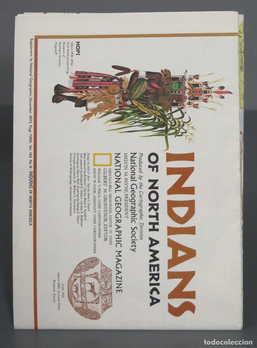 Tourismusbrosch&uuml;ren: MAPA. INDIANS OF NORTH AMERICA NATIONAL GEOGRAPHIC