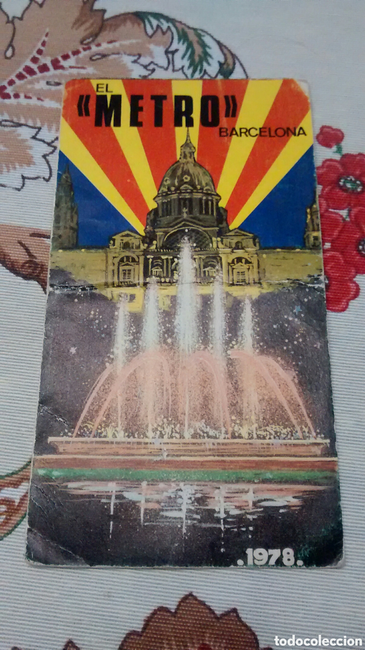 Brochures de tourisme: PLANO DE METRO DE BARCELONA 1978