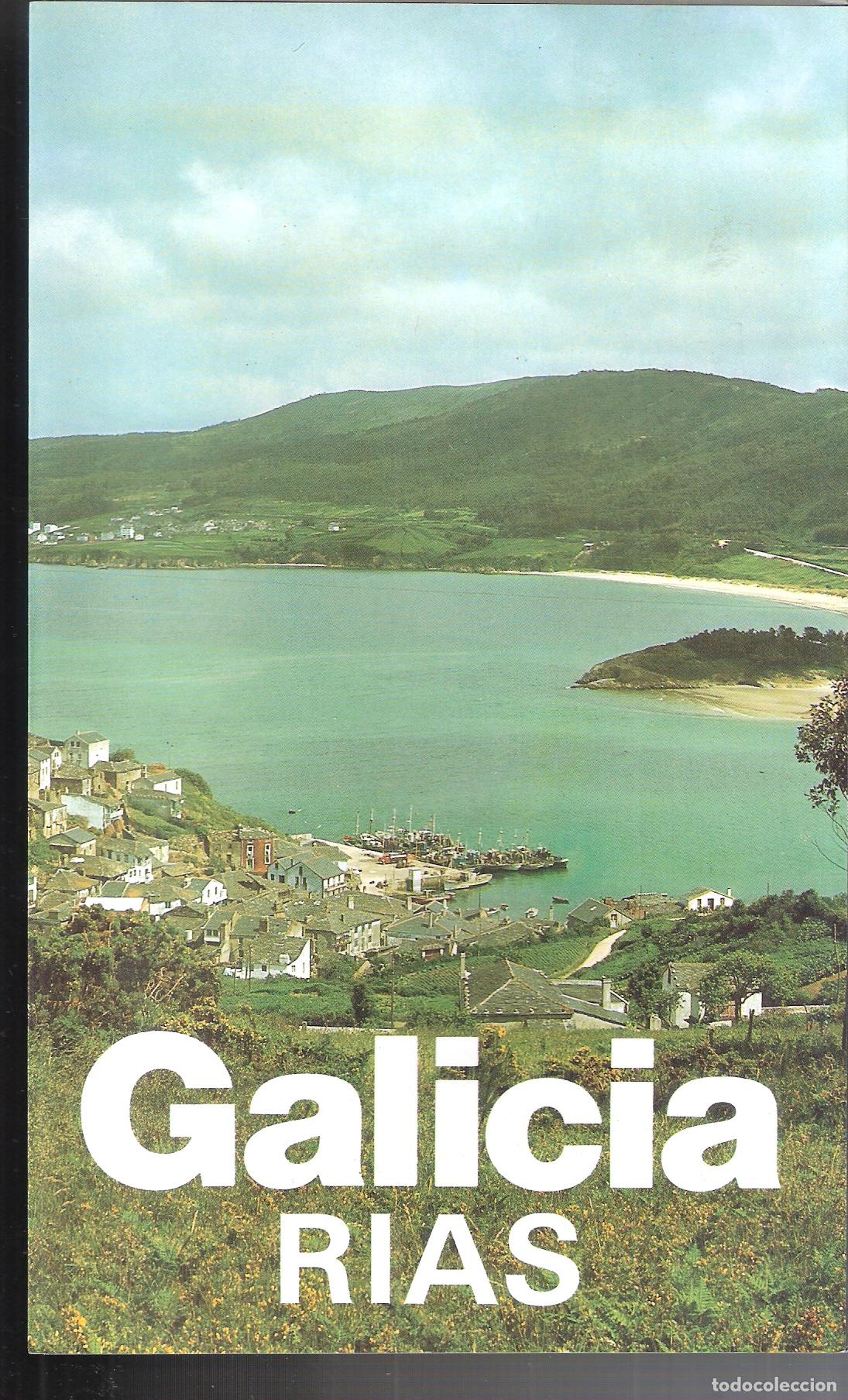 Folhetos de turismo: Galicia. Rias. 1987. Xunta de Galicia. Tr&iacute;ptico. 22X13 cm.