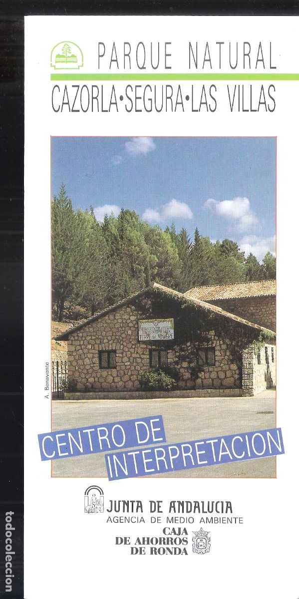 Travel Brochures: Centro de Interpretaci&oacute;n. Parque Natural Cazorla-Segura-Las Villas.1989.Junta Andaluc&iacute;a. Cuad&iacute;ptico