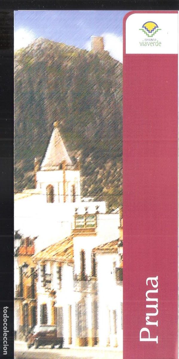 Tourismusbrosch&uuml;ren: Pruna. Consorcio Viaverde. Montellano. Sevilla. Tr&iacute;ptico. 21X10 cm.