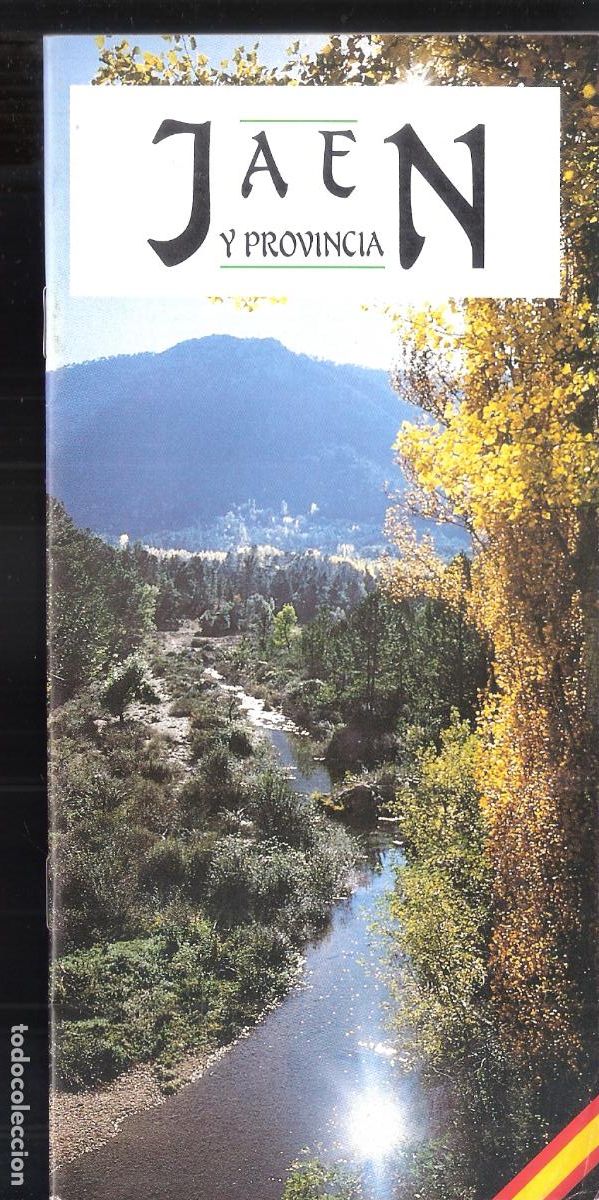 Tourismusbrosch&uuml;ren: Jaen y provincia. 1988. Junta de Andaluc&iacute;a. 21X11 cm. 23 pags.