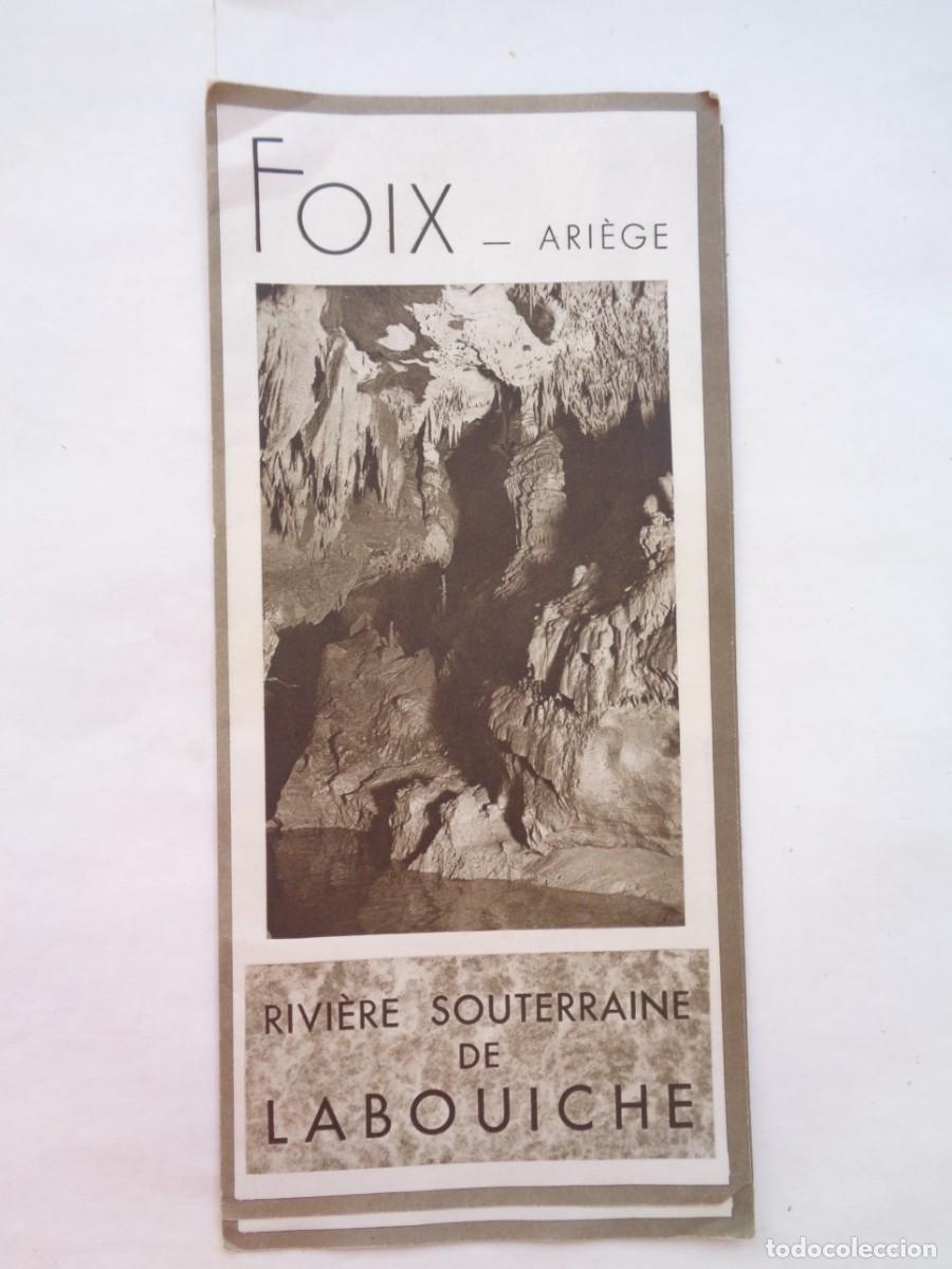 Brochures de tourisme: FOLLETO TURISTICO DE FOIX ( FRANCIA ), A&Ntilde;OS 50 O ANTERIOR