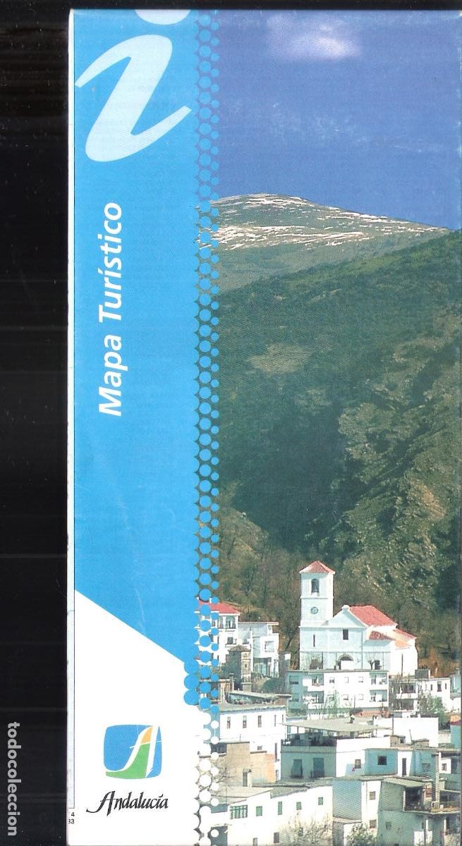 Tourismusbrosch&uuml;ren: Andaluc&iacute;a. Mapa de Carreteras y hoteles. 1990 Junta de Andaluc&iacute;a. Desplegable. 21X10/22X80 cm.