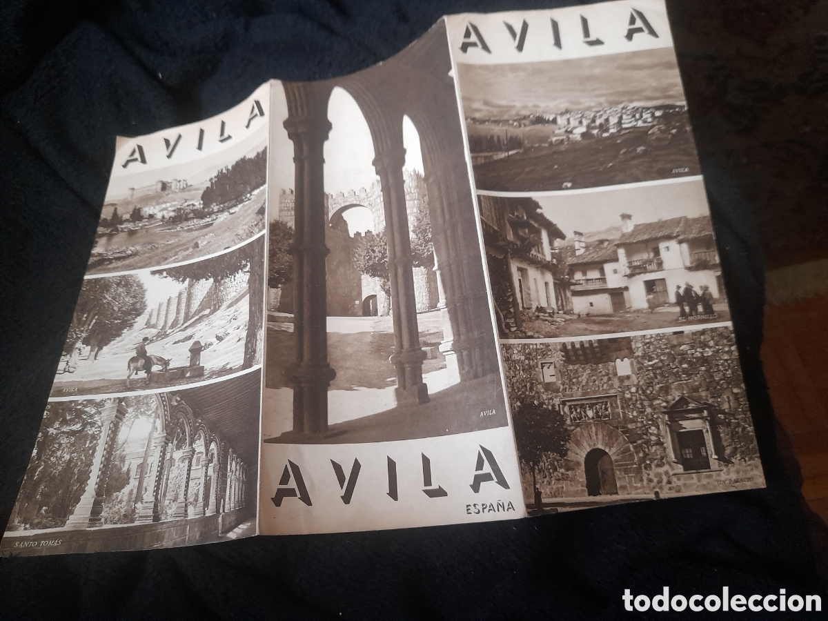 Tourismusbrosch&uuml;ren: Antiguo folleto tur&iacute;stico de &Aacute;vila