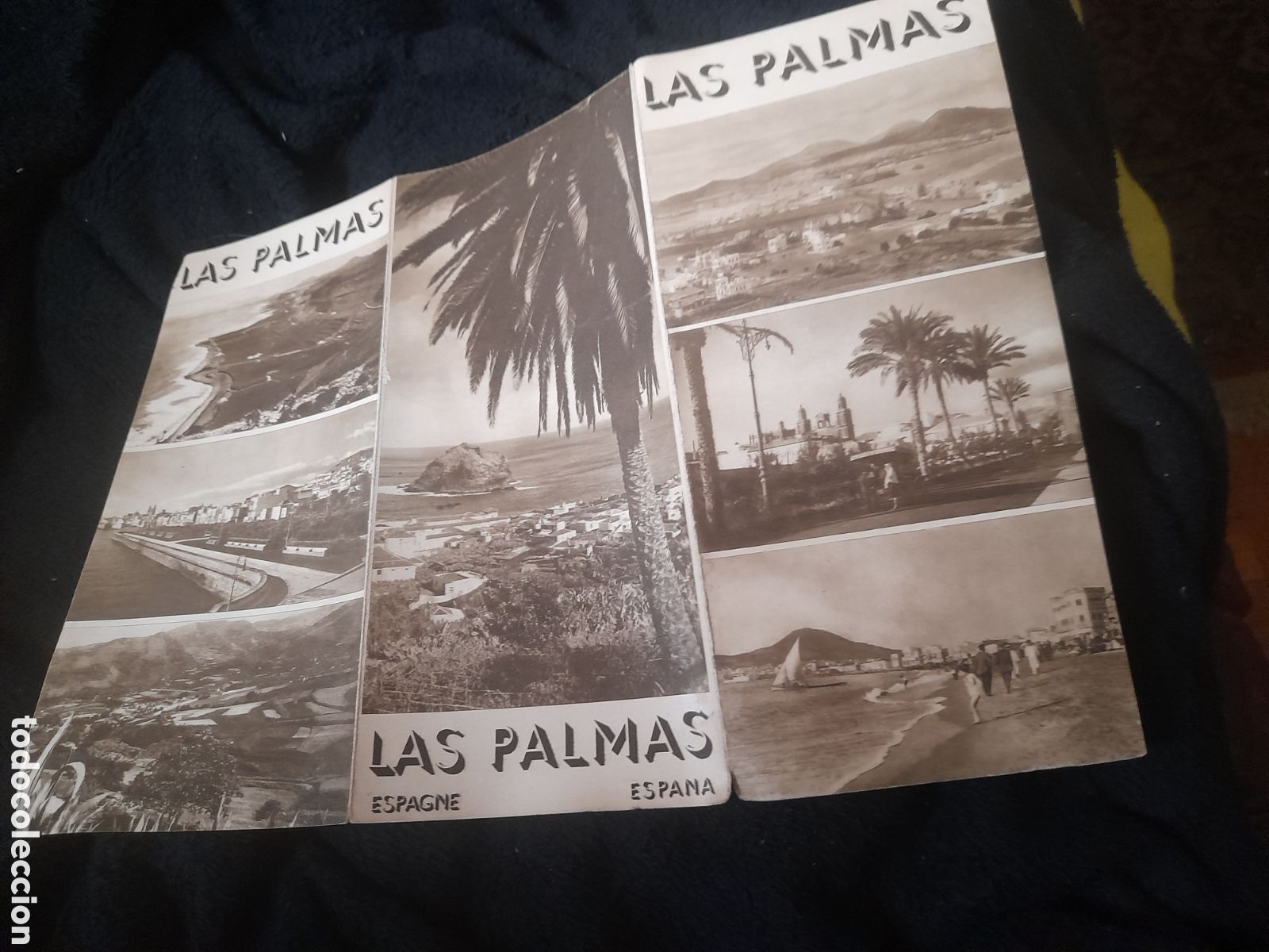 Tourismusbrosch&uuml;ren: Antiguo folleto tur&iacute;stico de Las Palmas