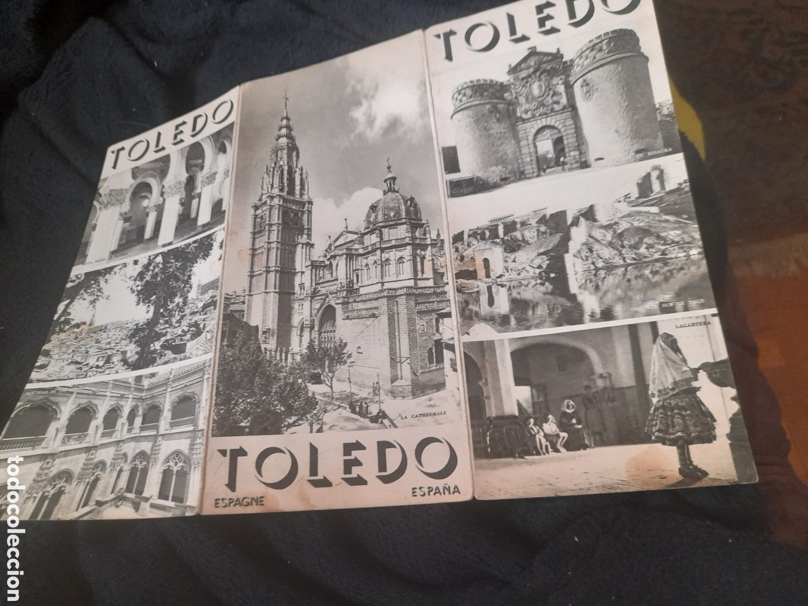 Tourismusbrosch&uuml;ren: Antiguo folleto tur&iacute;stico de Toledo