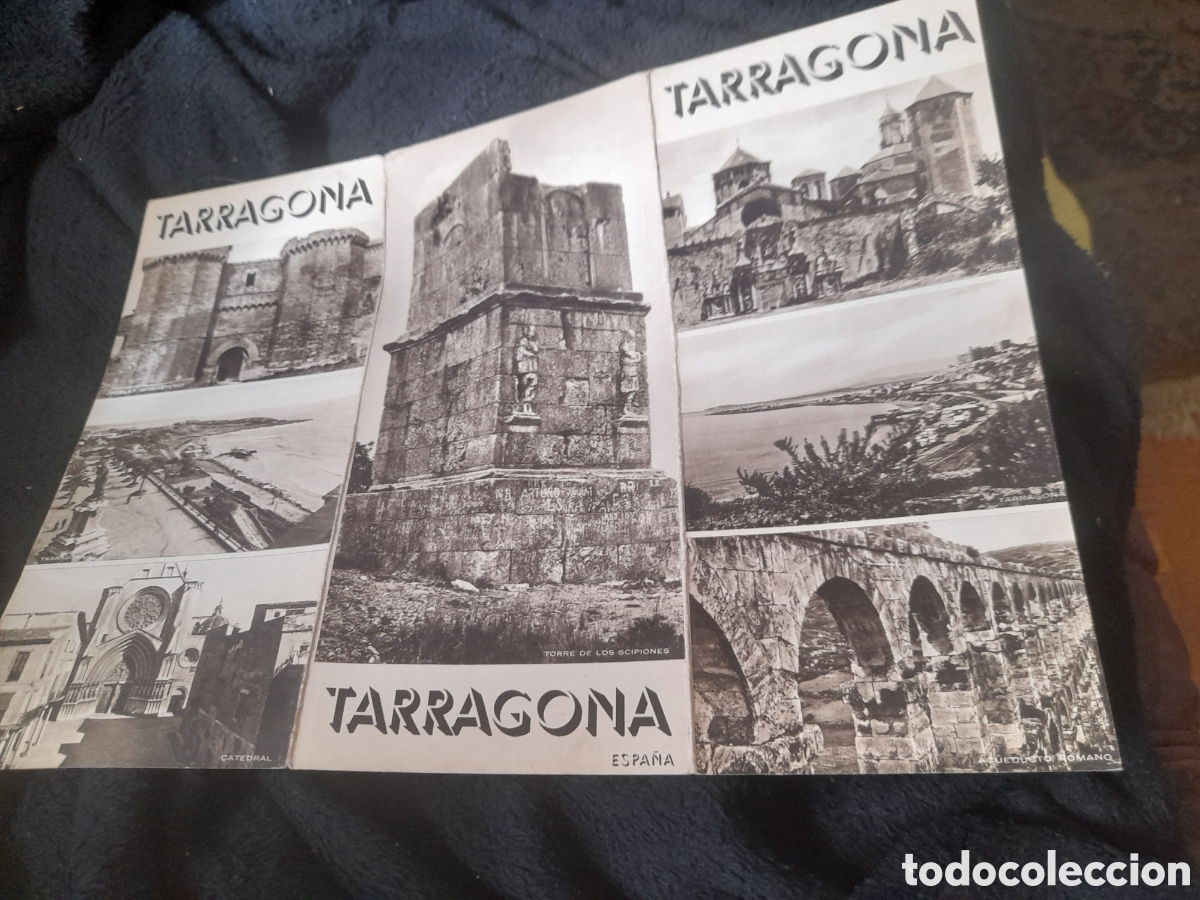 Tourismusbrosch&uuml;ren: Antiguo folleto tur&iacute;stico de Tarragona