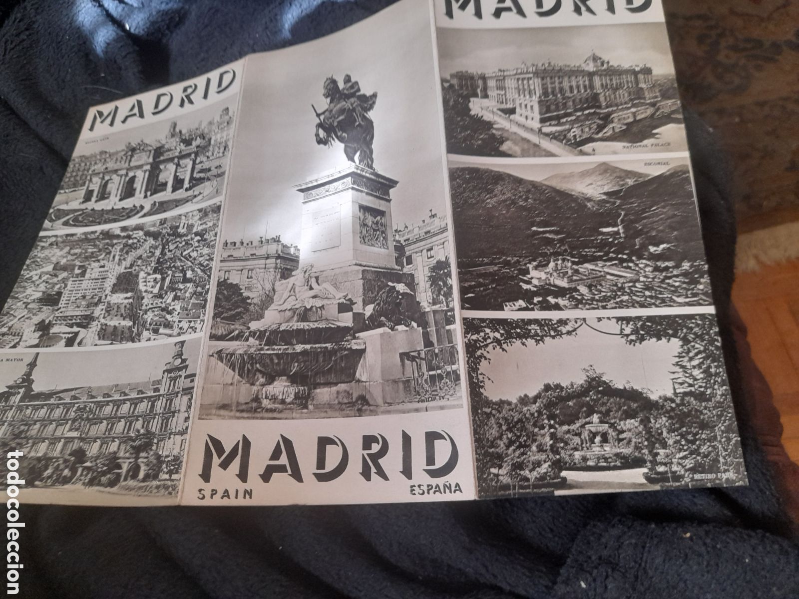 Tourismusbrosch&uuml;ren: Antiguo folleto tur&iacute;stico de Madrid