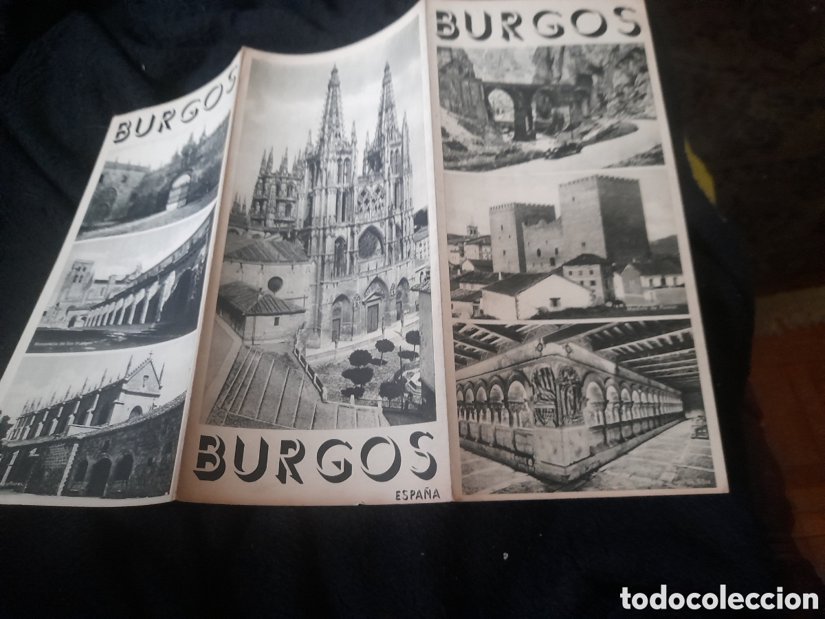 Tourismusbrosch&uuml;ren: Antiguo folleto tur&iacute;stico de Burgos