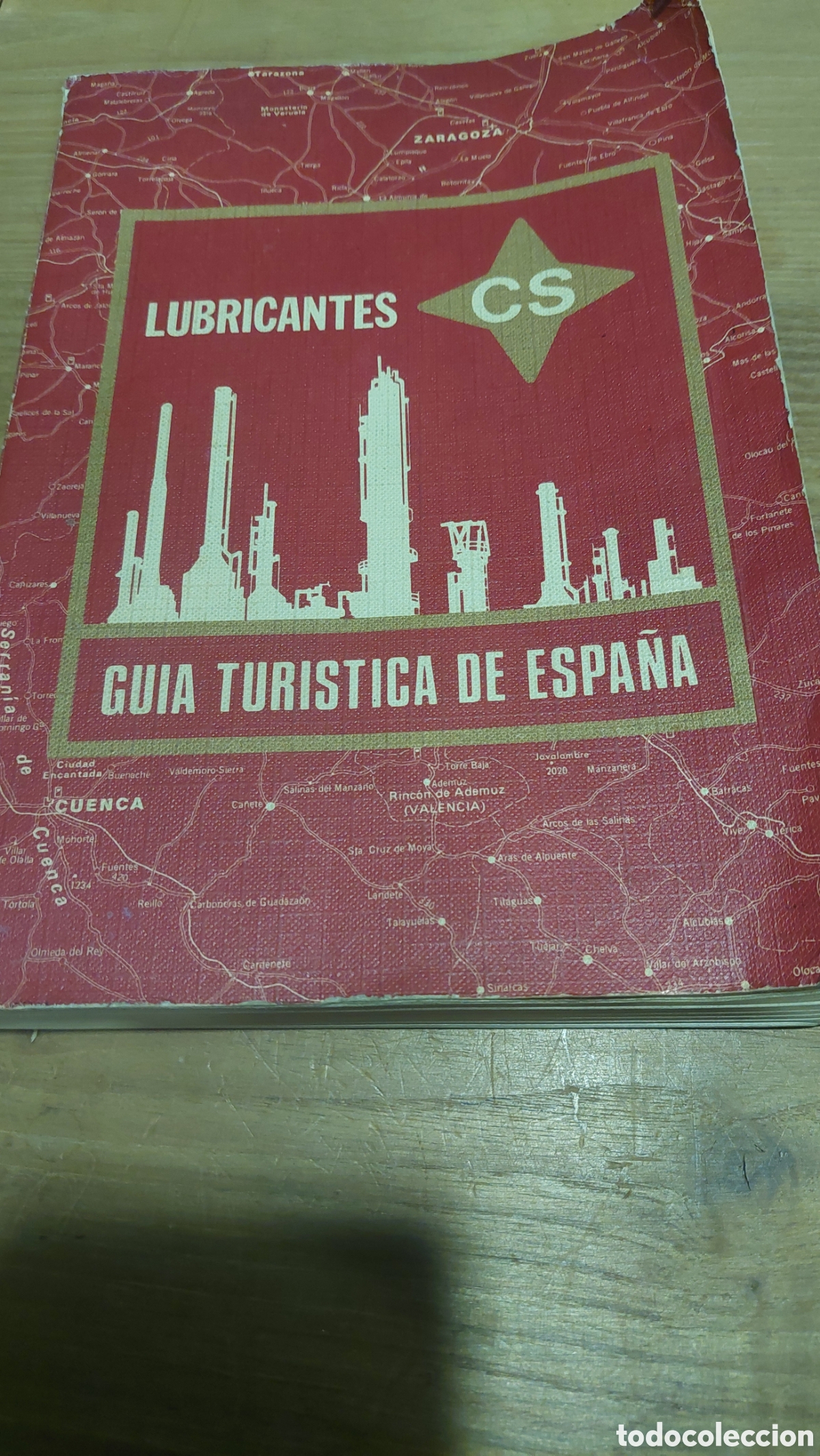 Tourismusbrosch&uuml;ren: Cs lubricantes gu&iacute;a tur&iacute;stica de Espa&ntilde;a 1978 planos publicidad