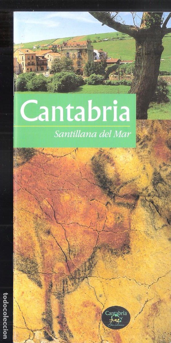Tourismusbrosch&uuml;ren: Santillana del Mar. Santander. Cantabria. 21X10 cm. 28 pags. 2001.