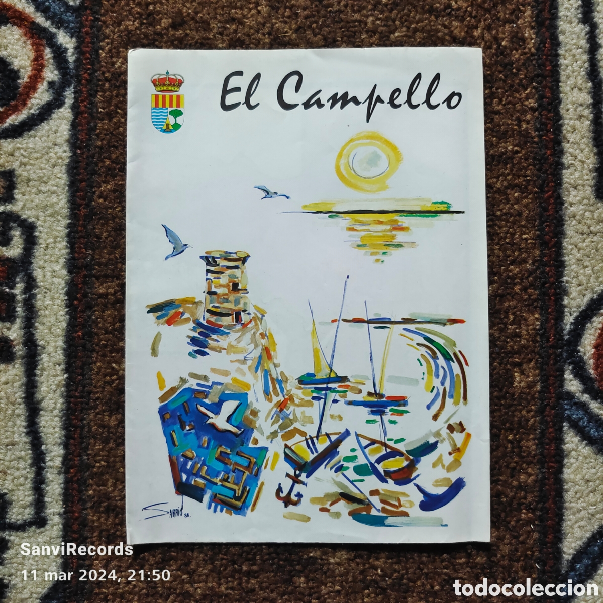 Folletos de turismo: EL CAMPELLO, FOLLETO TUR&Iacute;STICO (A&Ntilde;OS 80)