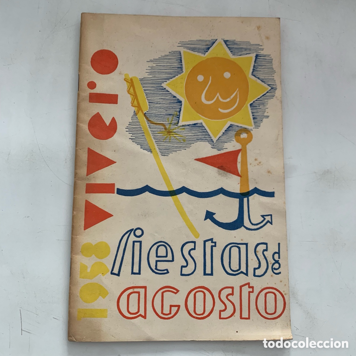 Folletos de turismo: PROGRAMA DE FIESTAS A&Ntilde;O 1958 VIVERO / VIVEIRO (LUGO)