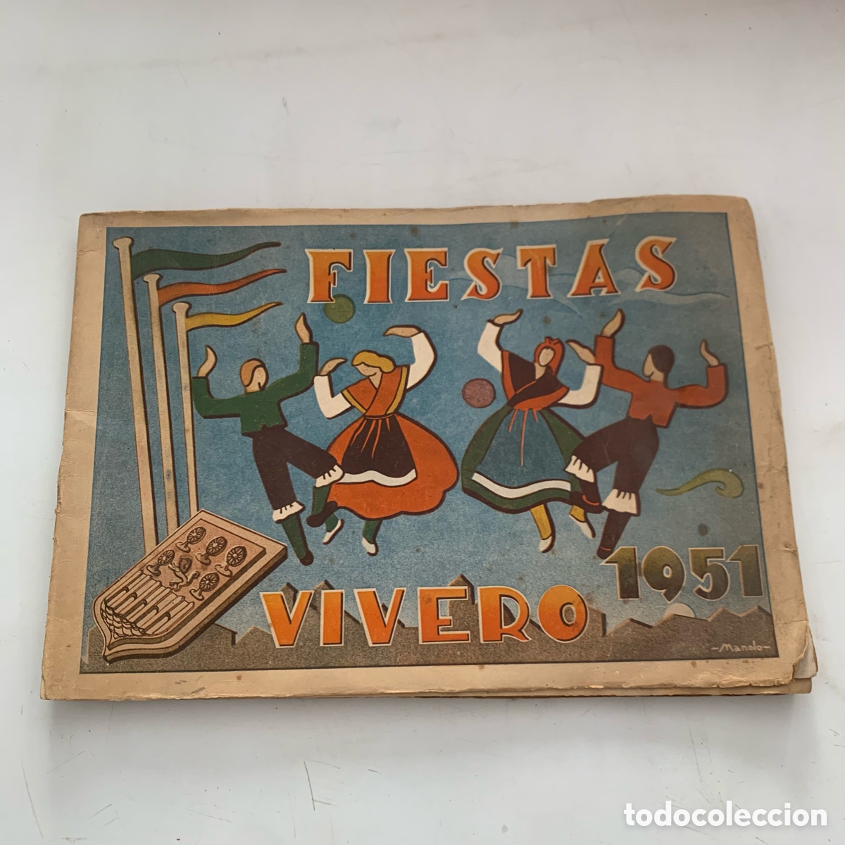 Folletos de turismo: PROGRAMA DE FIESTAS A&Ntilde;O 1951 VIVERO / VIVEIRO (LUGO)