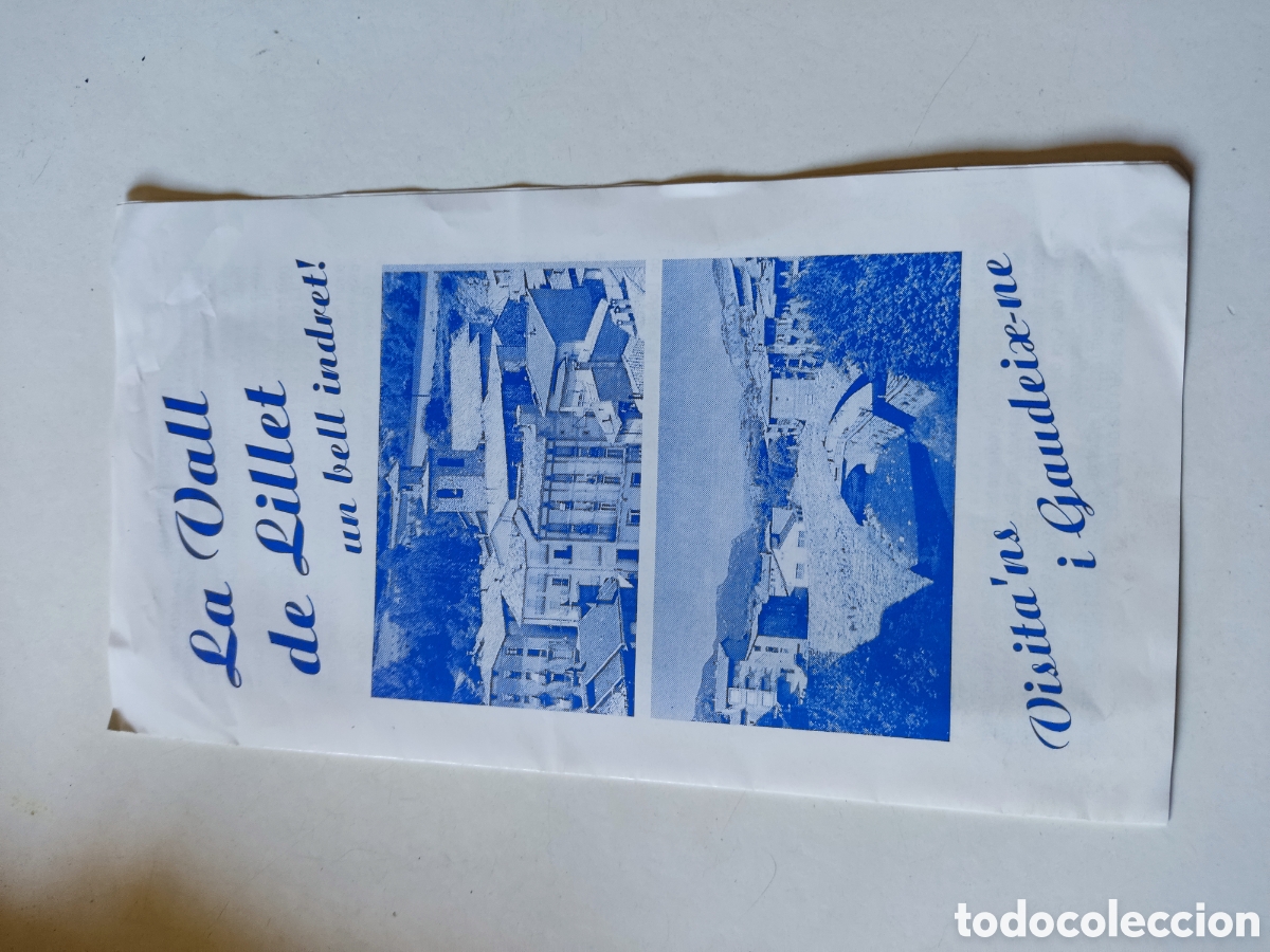 Folletos de turismo: Folleto tur&iacute;stico La Vall de Lillet