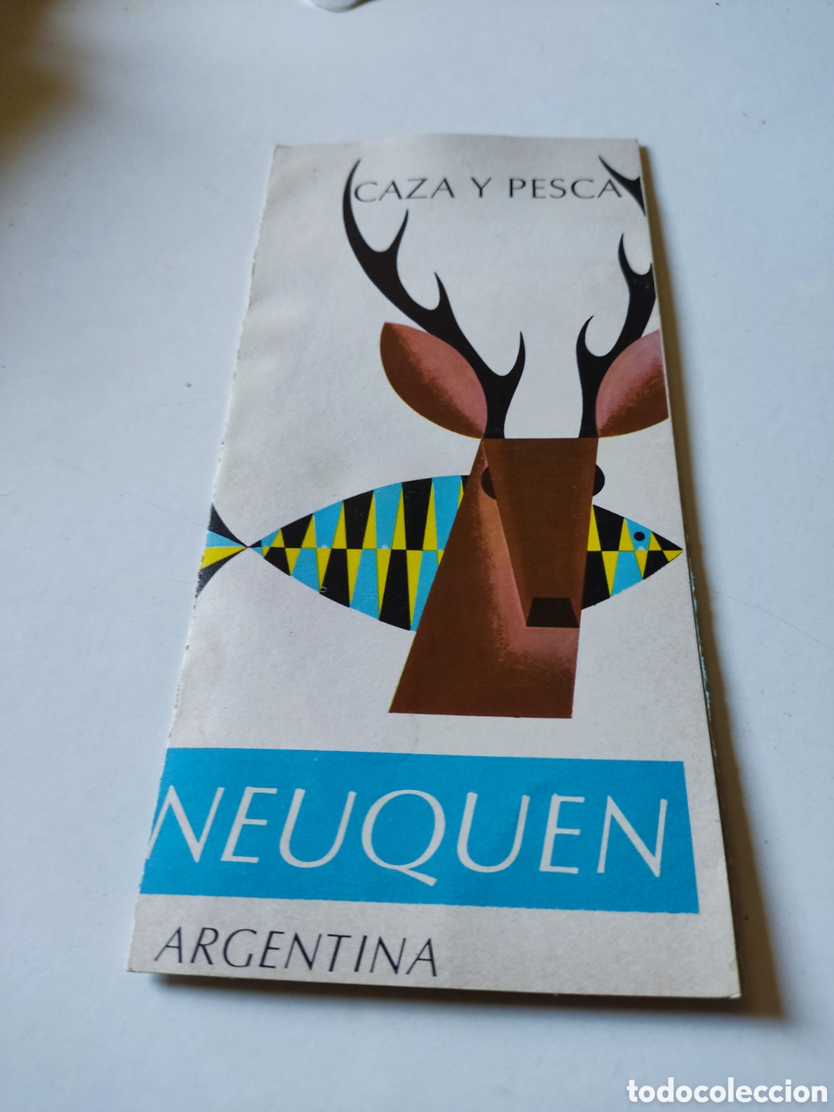 Folletos de turismo: Folleto tur&iacute;stico Neuquen argentina caza y pesca