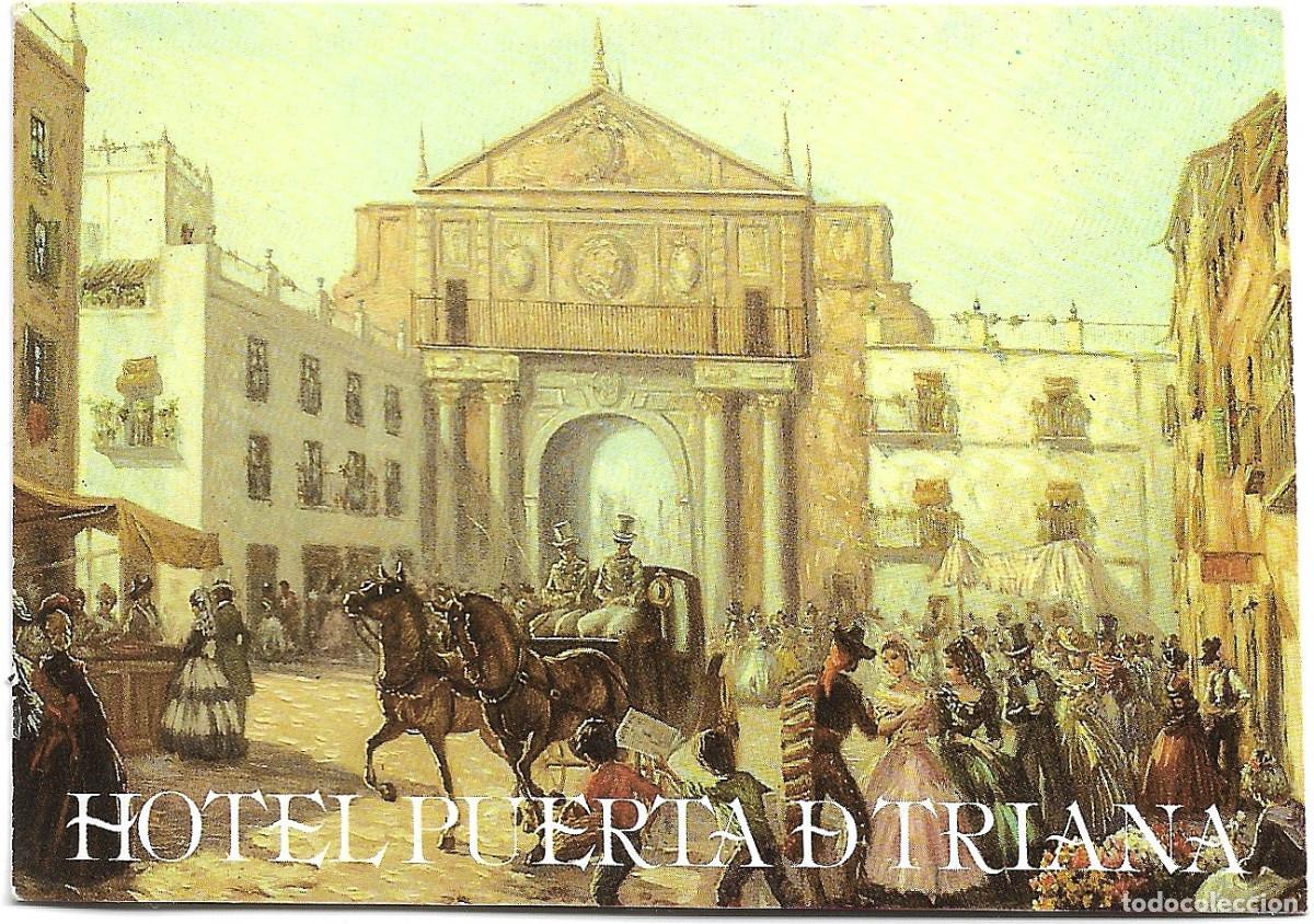 Tourismusbrosch&uuml;ren: Tarjeta Peque&ntilde;o Mapa, Hotel Puerta de Triana - Sevilla.