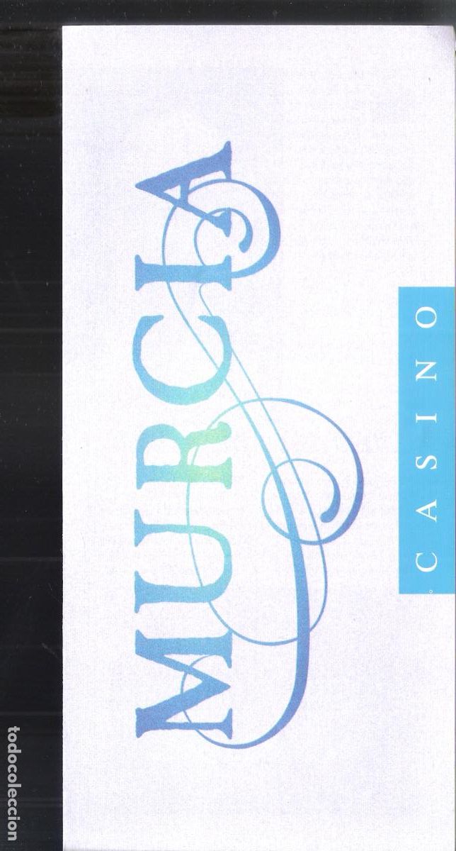 Tourismusbrosch&uuml;ren: Murcia. Casino. 1995. Regi&oacute;n de Murcia. D&iacute;ptico. 21X10 cm.