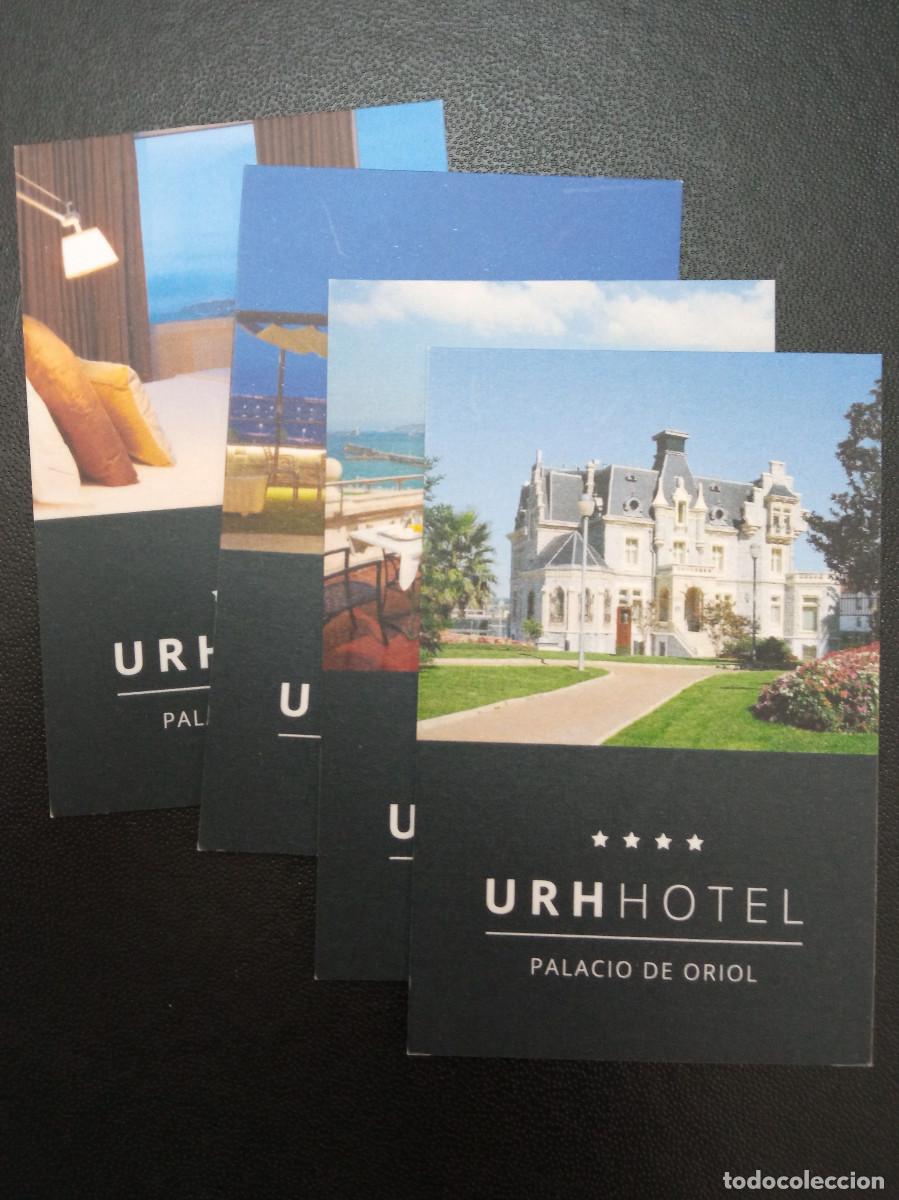 Tourismusbrosch&uuml;ren: TARJETAS DE VISITA DEL HOTEL PALACIO ORIOL DE SANTURCE, VIZCAYA