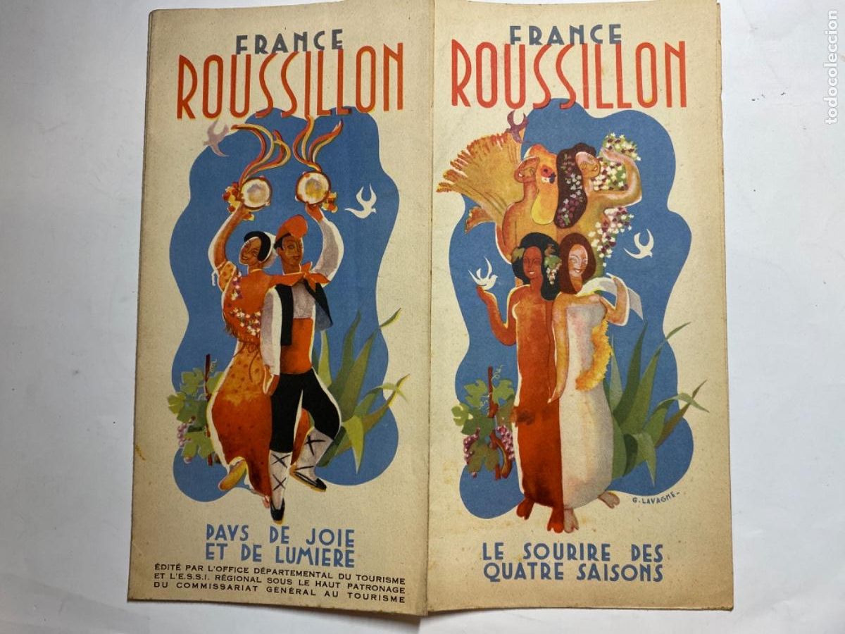 Folletos de turismo: ROUSSILLON . LE SOURIRE DES QUATRE SAISON