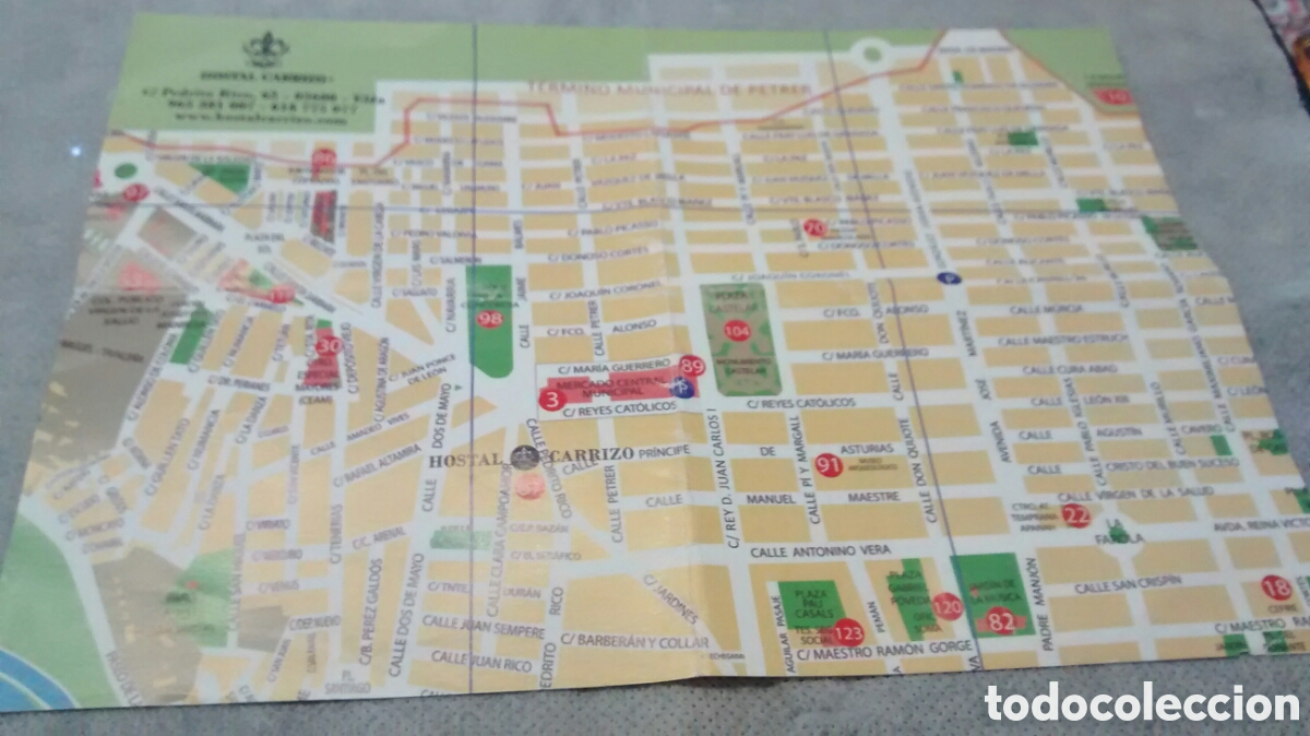 Brochures de tourisme: MINIPLANO TURISTICO DE ELDA, ALICANTE.