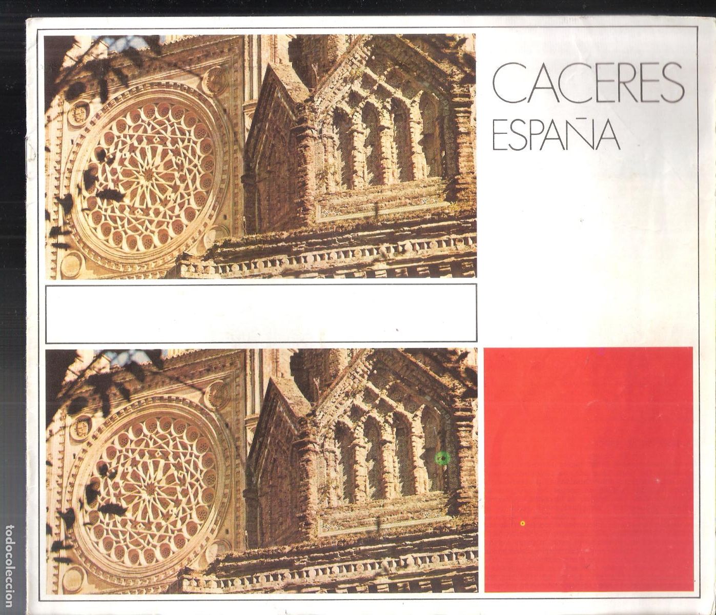 Brochures de tourisme: Caceres. Espa&ntilde;a. 1974. M&ordm; de Informaci&oacute;n y Turismo. 21X24 cm. S/P (12 pags.)