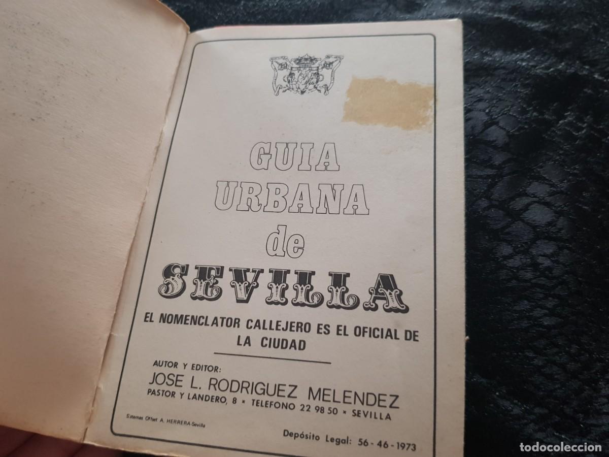 Brochures de tourisme: Gu&iacute;a Urbana de Sevilla (1973) Jos&eacute; L. Rodr&iacute;guez Mel&eacute;ndez