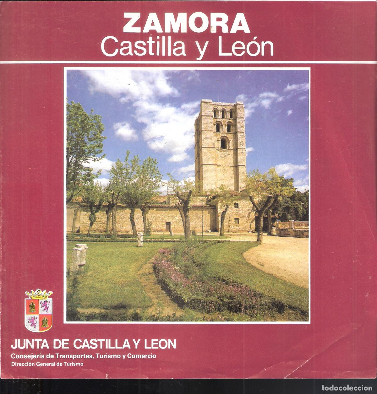 Brochures de tourisme: Zamora. Castilla y Le&oacute;n. D&iacute;ptico. 21X21 cm.