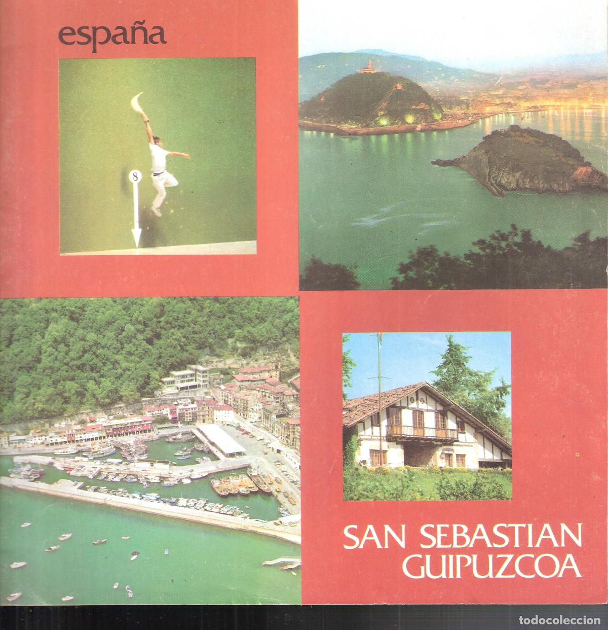 Brochures de tourisme: San Sebastian. Guipuzcoa. Espa&ntilde;a. 1976. M&ordm; de Informaci&oacute;n y Turismo. 22X22 cm. S/P ( 24 pags.)