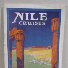 Folletos de turismo: NILE CRUISES SEASON 1924-1925, THE ANGLO AMERICAN NILE & TOURIST Cº. AMERICAN EXPRESS CAIRO TO LUXOR