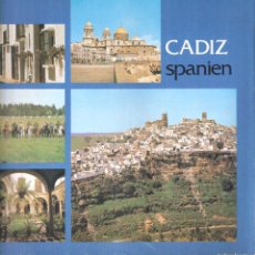Folletos de turismo: CADIZ. SPANIEN. 1980 . Sª DE ESTADO DE TURISMO. 22X22 CM. S/P ( 20 PAGS. )