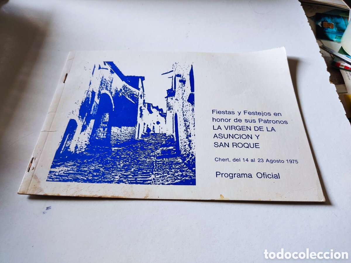 Tourismusbrosch&uuml;ren: Programa de Fiestas chert 1975