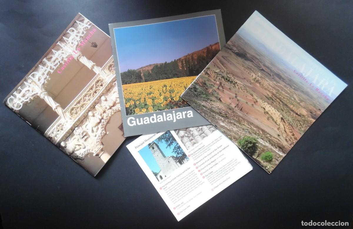 Tourismusbrosch&uuml;ren: Guadalajara. 4 folletos descriptivos, cultura gastronom&iacute;a, monumentos, turismo ...