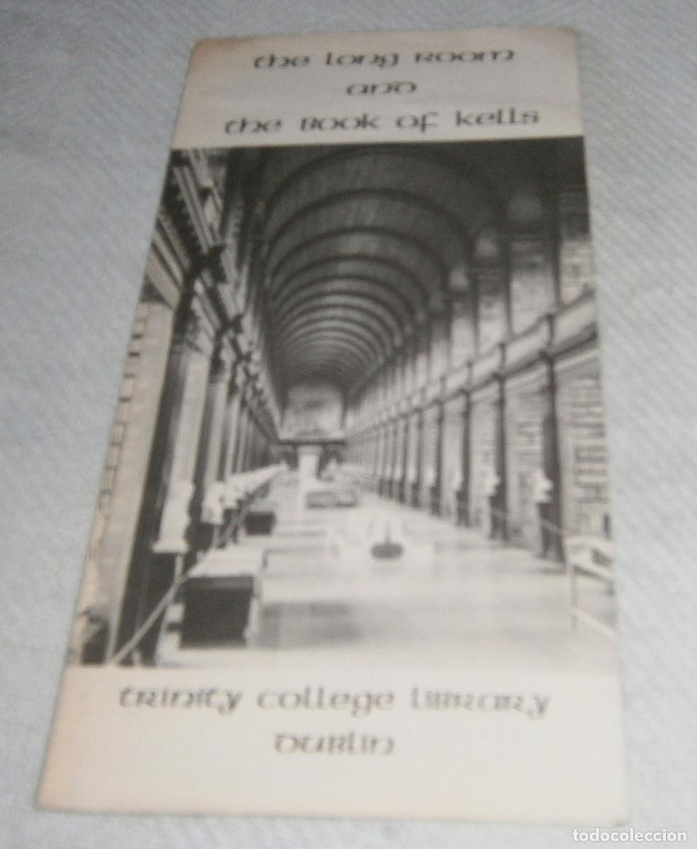 Tourismusbrosch&uuml;ren: folleto Trinity college library Dublin triptico