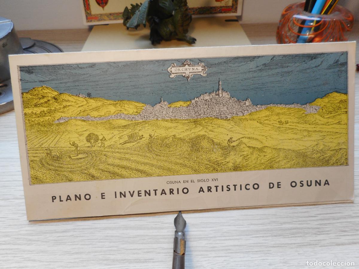 Folhetos de turismo: ANTIGUO FOLLETO PLANO INVENTARIO ARTISTICO DEPARTAMENTO TURISMO OSUNA 1967