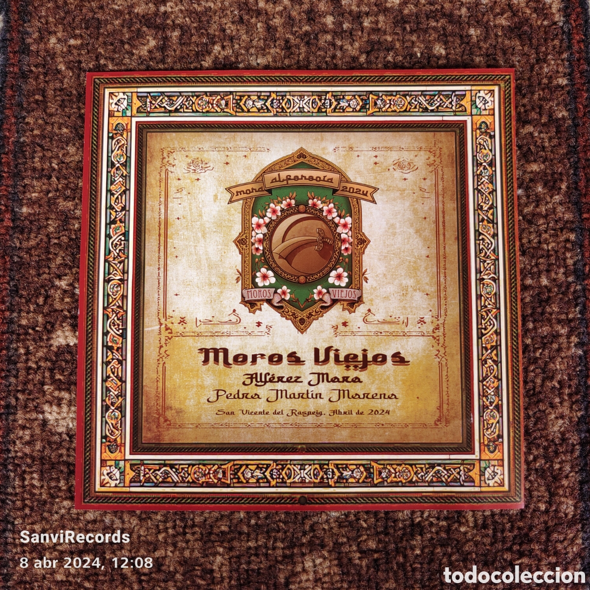 Tourismusbrosch&uuml;ren: FOLLETO MOROS Y CRISTIANOS, MOROS VIEJOS ALFEREC&Iacute;A 2024 (SAN VICENTE DEL RASPEIG)