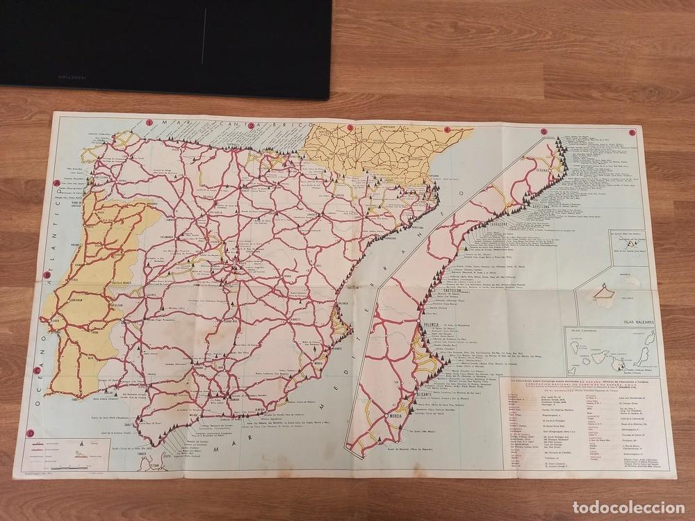Folletos de turismo: MAPA DE CAMPINGS ESPA&Ntilde;A 1976. - Foto 3