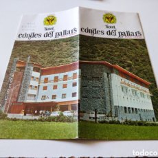 Folletos de turismo: GUÍA TURÍSTICA HOTEL CONDES DEL PALLARS, RIALP, LÉRIDA