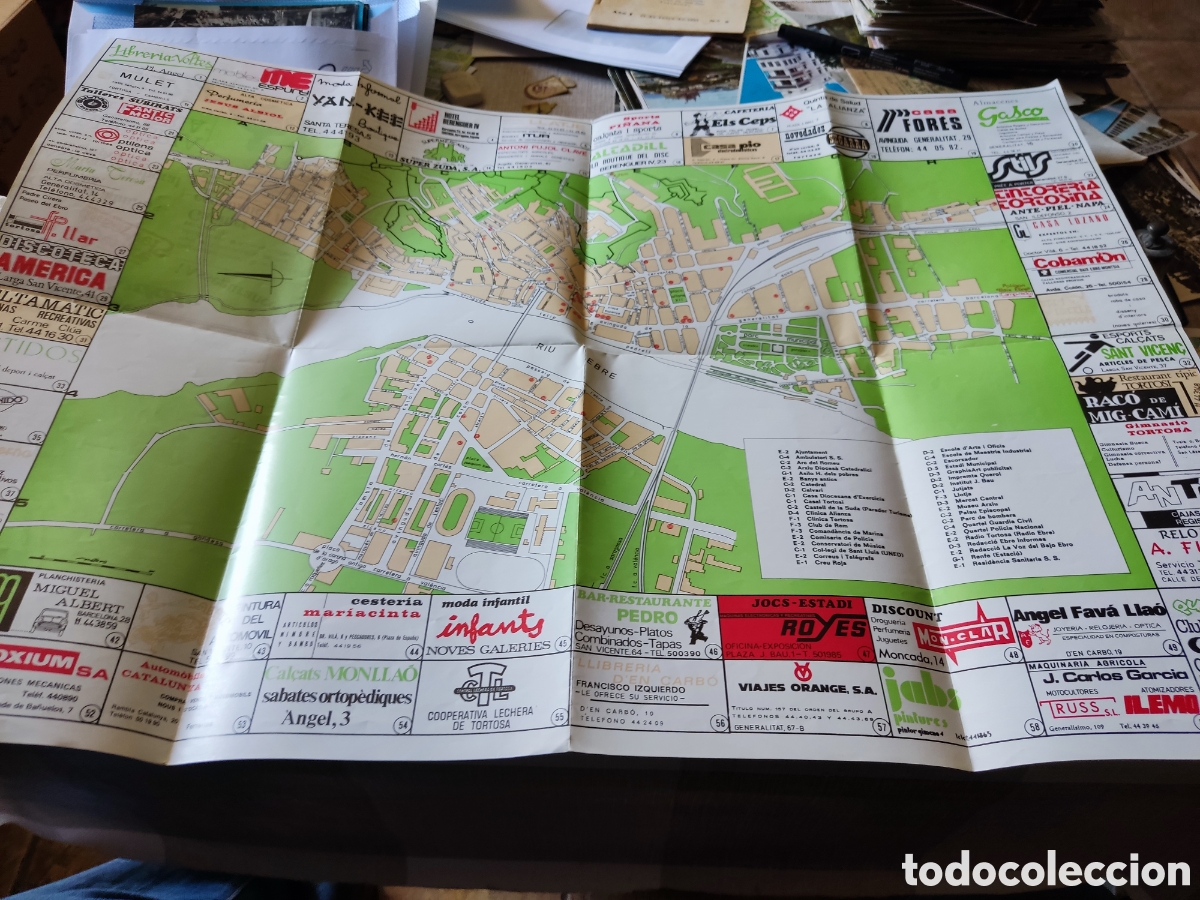 Brochures de tourisme: Gu&iacute;a comercial Tortosa 1981