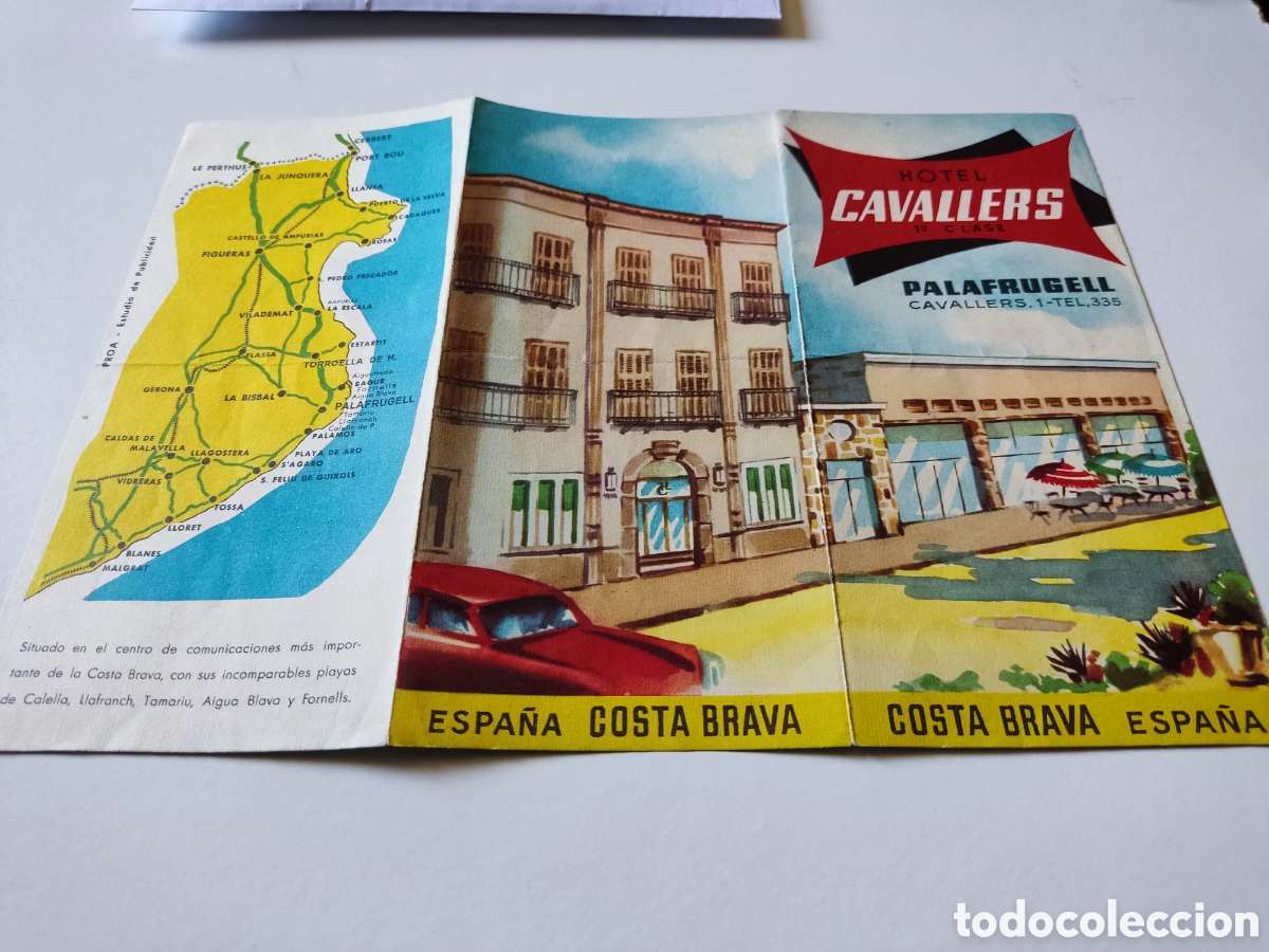 Brochures de tourisme: Folleto tur&iacute;stico Hotel Cavallers, Palafrugell