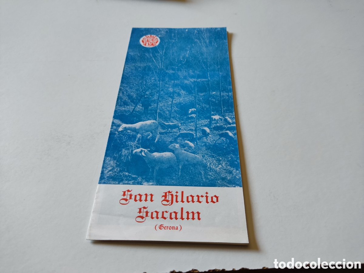 Brochures de tourisme: Folleto tur&iacute;stico San Hilario Sacalm,1960
