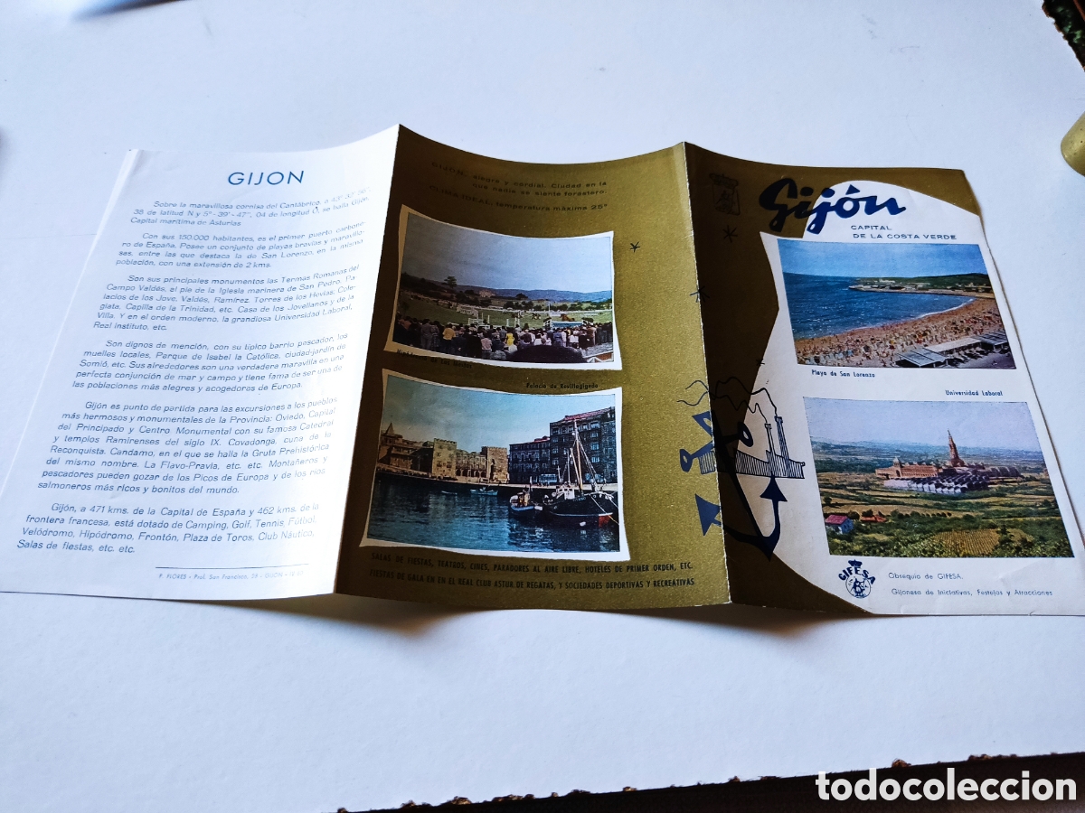 Brochures de tourisme: Folleto tur&iacute;stico Gran Hotel Hern&aacute;n Cort&eacute;s, Gij&oacute;n