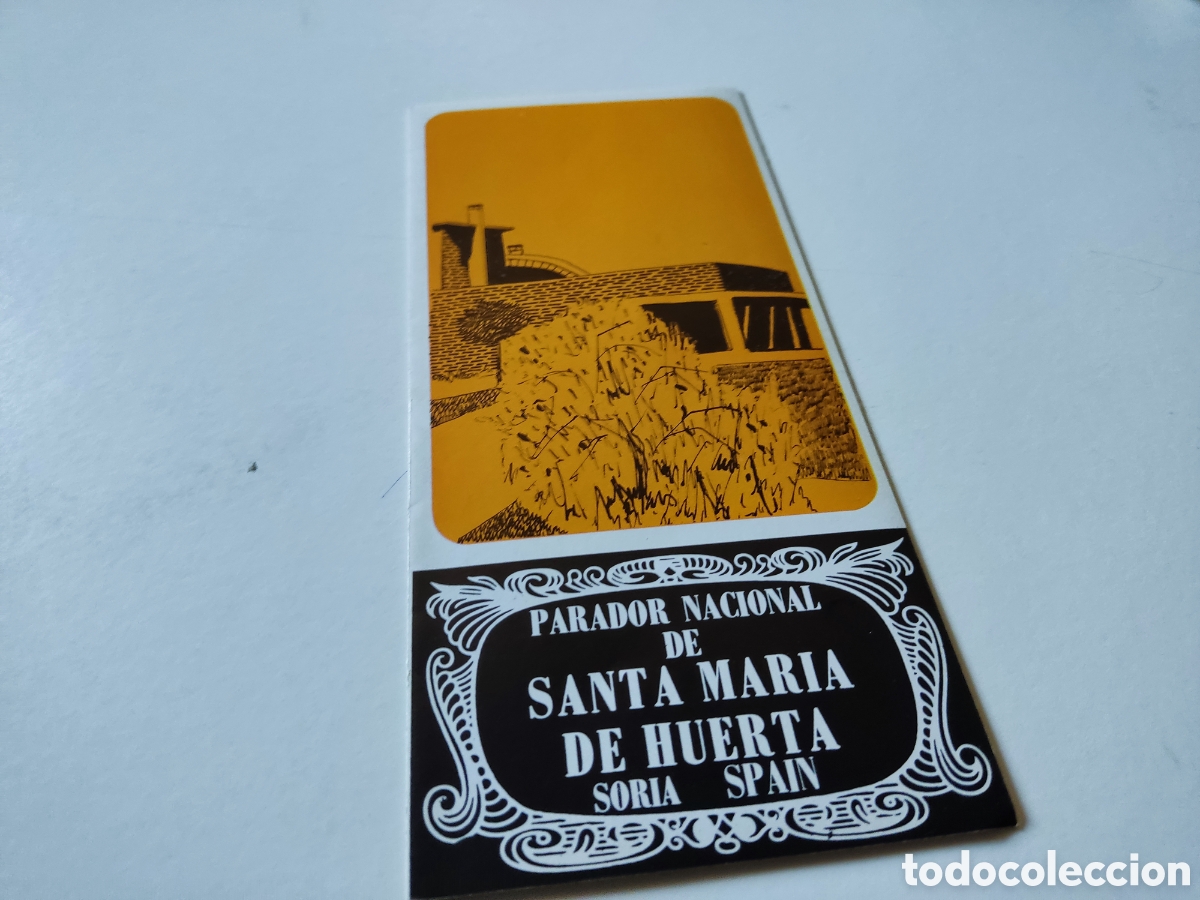 Brochures de tourisme: Folleto tur&iacute;stico parador Nacional de Santa Mar&iacute;a de Huerta, Soria