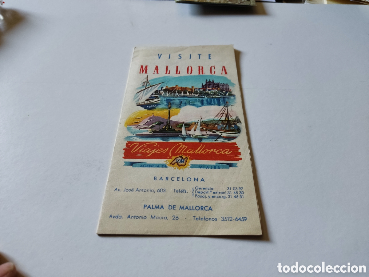 Brochures de tourisme: Folleto tur&iacute;stico visite Mallorca, autobuses