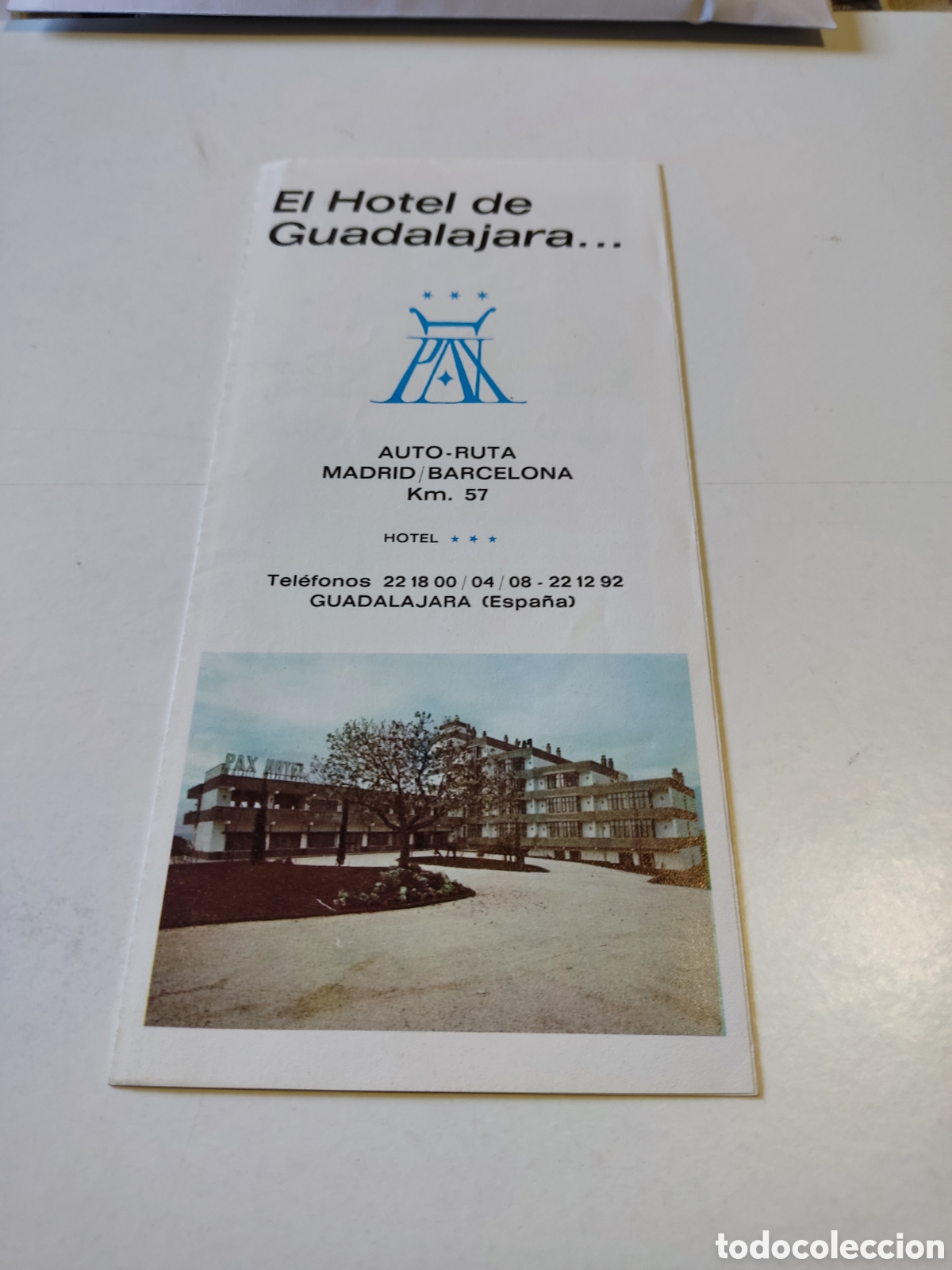 Brochures de tourisme: Folleto tur&iacute;stico el hotel de Guadalajara
