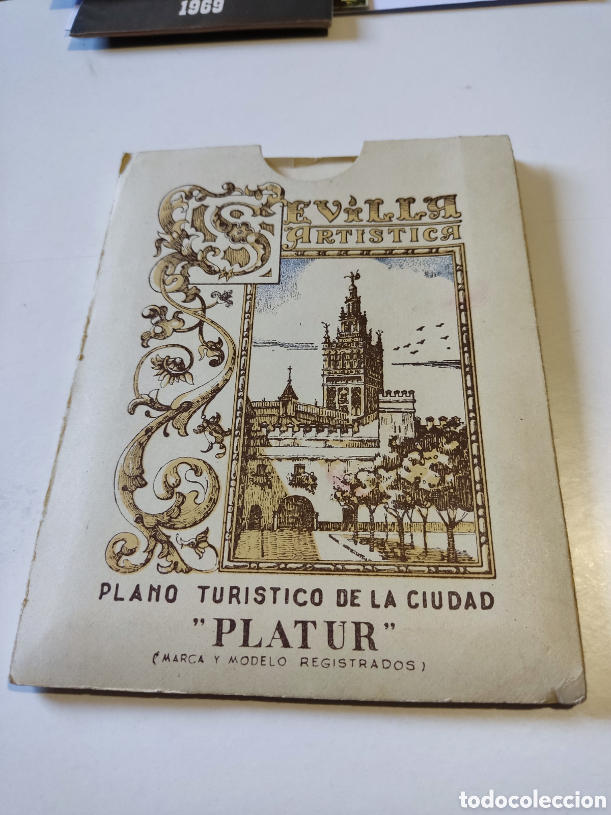 Tourismusbrosch&uuml;ren: Gu&iacute;a y mapa tur&iacute;stica Sevilla 1950