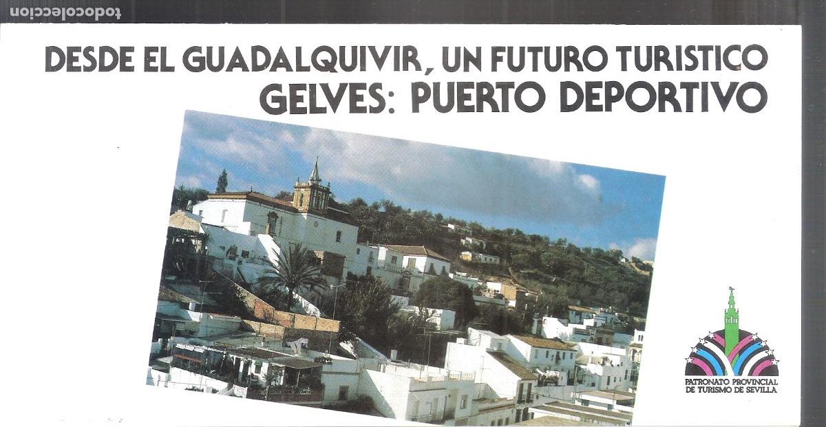 Brochures de tourisme: Puerto Gelves. Puerto deportivo. Guadalquivir. Sevilla. Tr&iacute;ptico. 21X10 cm.