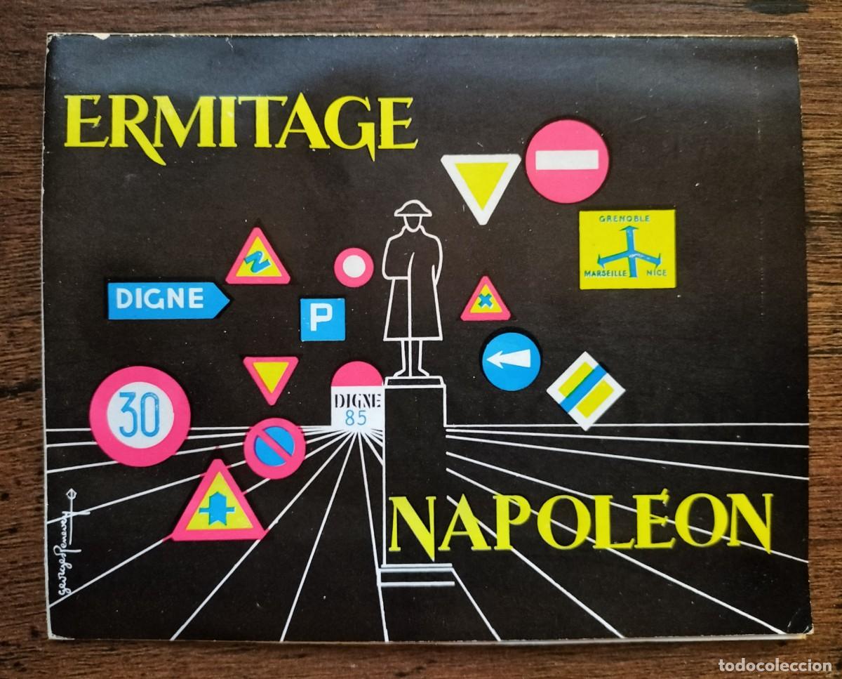 Tourismusbrosch&uuml;ren: FOLLETO DESPLEGABLE DEL HOTEL ERMITAGE NAPOL&Eacute;ON (DIGNE, COTE D'AZUR) COSTA AZUL (FRANCIA), A&Ntilde;OS 60